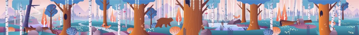 ContemporaryMural-Woodland1-Spring