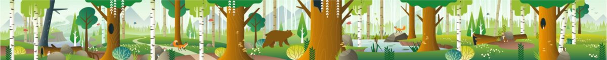ContemporaryMural-Woodland1-Summer