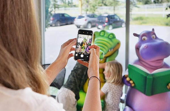 Photo op for customers to promote your business on social media.