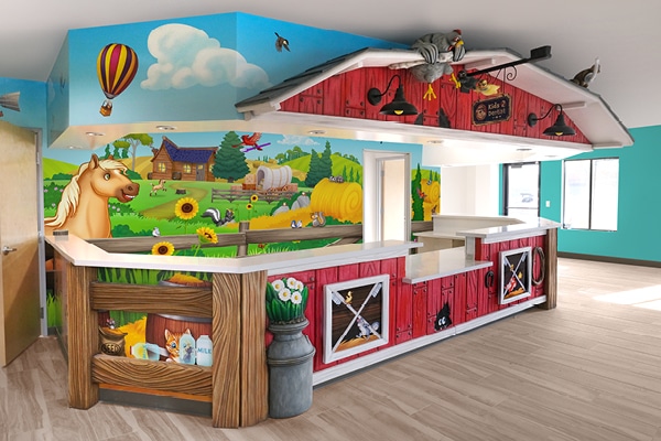 Farmyard reception