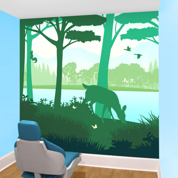 Silhouette-Murals-Woodland-